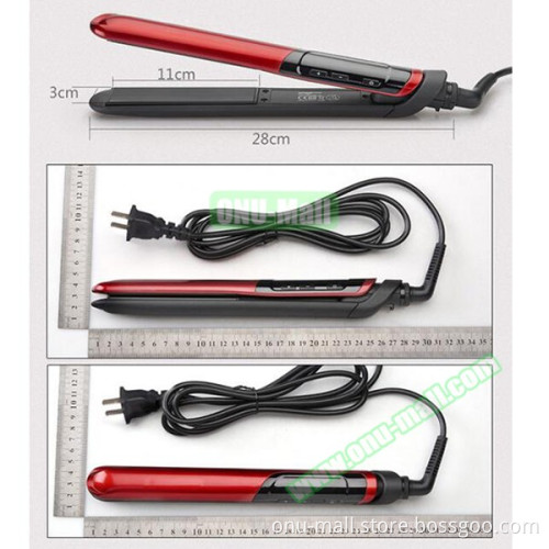 Personalized Private Label Hair Straightener Professional Curler Ceramic Flat Iron